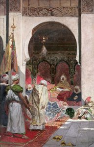 領主の出席、19世紀、 作： Jean Joseph Benjamin Constant